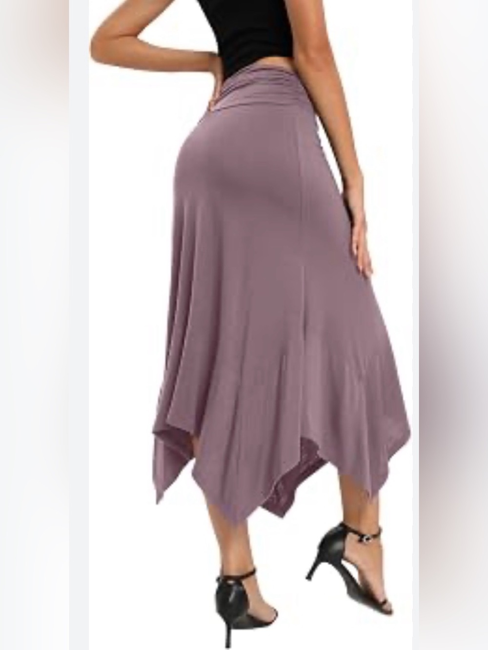 Free People Asymmetrical Handkerchief Hem Skirt — Mauve